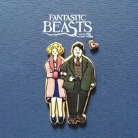 「ファンタスティック・ビーストと魔法使いの旅」をモチーフにしたアイシングクッキー。Youmi Chen（STUDIO NOX）によるイラストとのコラボレーション。