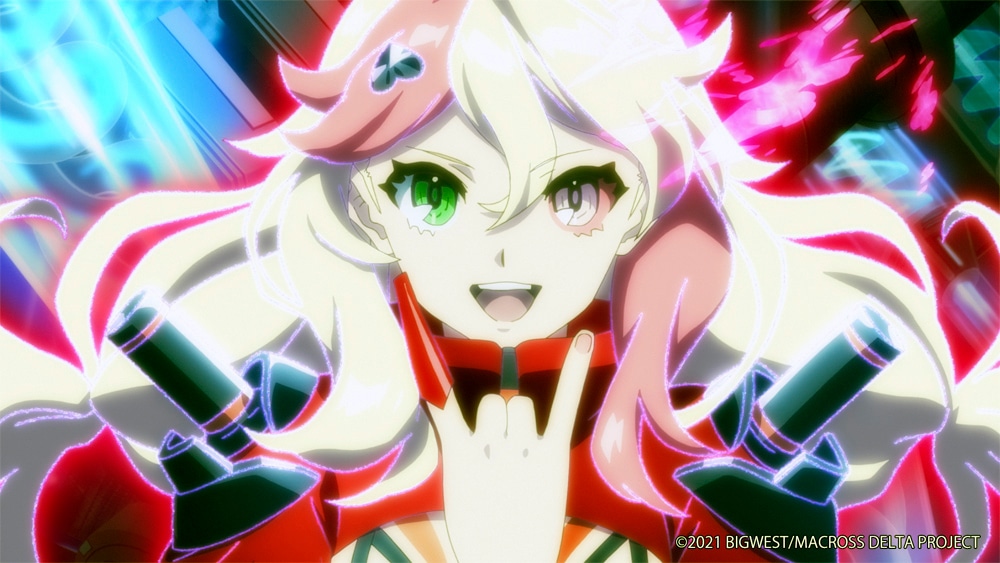 「劇場版マクロスΔ 絶対LIVE!!!!!!」本予告より。