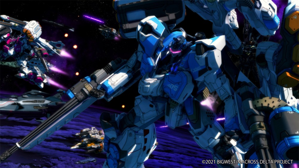 「劇場版マクロスΔ 絶対LIVE!!!!!!」本予告より。