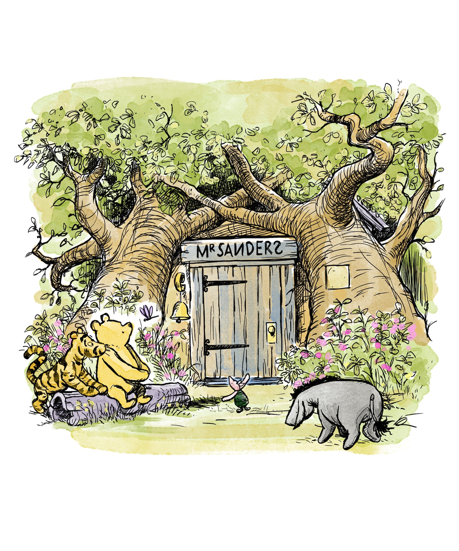 「くまのプーさん」イラスト (c)Kim Raymond & (c)Disney