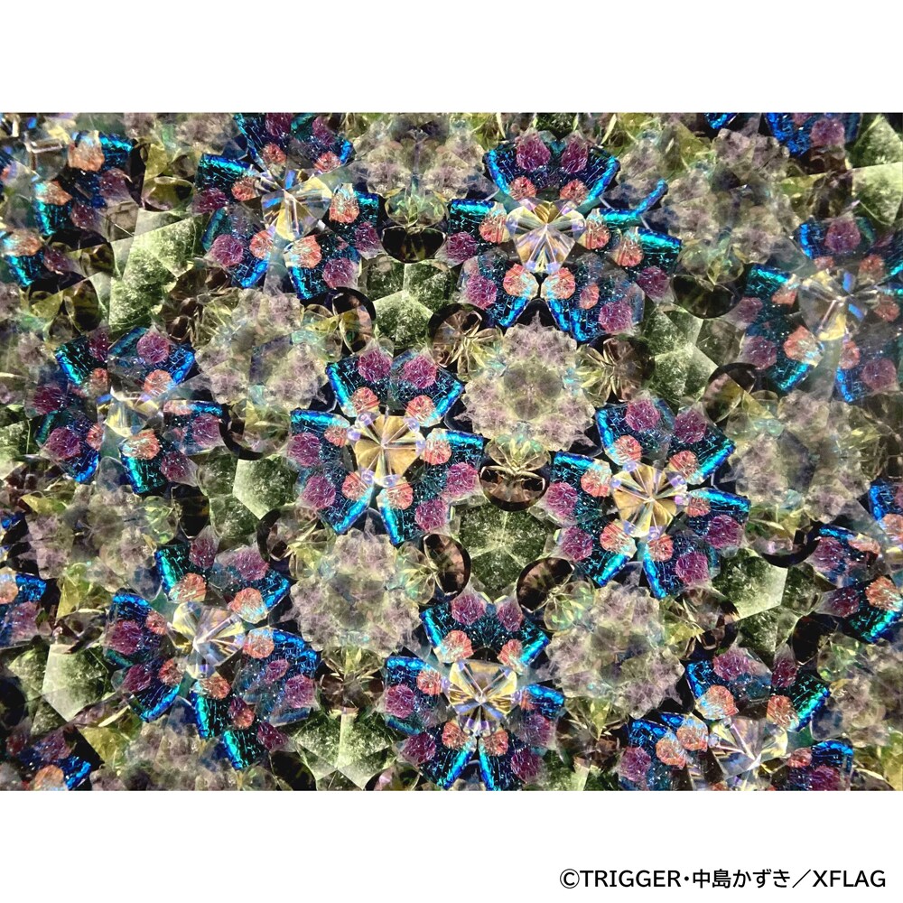 プロメア」ガロ、リオ、クレイの天然石万華鏡、完全受注生産で