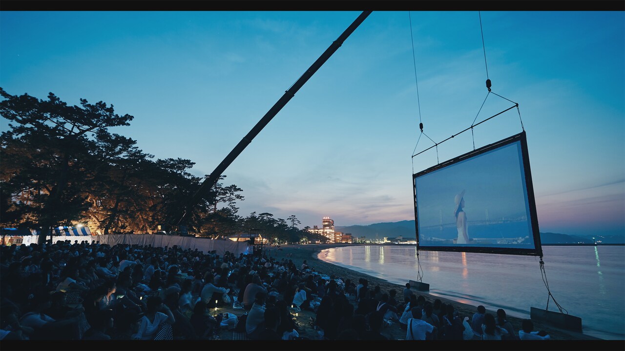 2019年の「海の映画館」の様子。