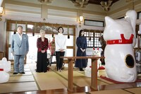 ヒット祈願の様子。