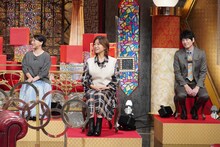 「有吉×怪物」より、左から友近、大久保佳代子、博多大吉。