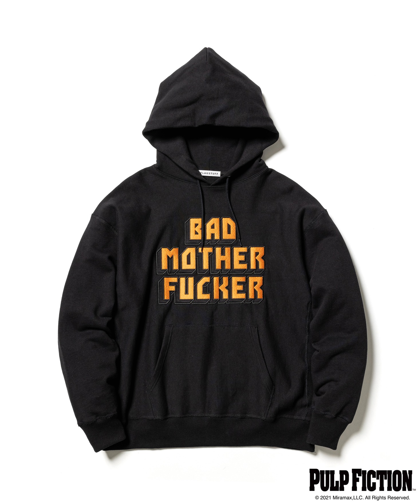 “BMF” HOODIE / BLACK 前面（税込3万800円）