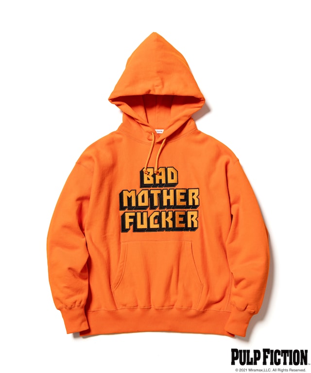 “BMF” HOODIE / ORANGE 前面（税込3万800円）