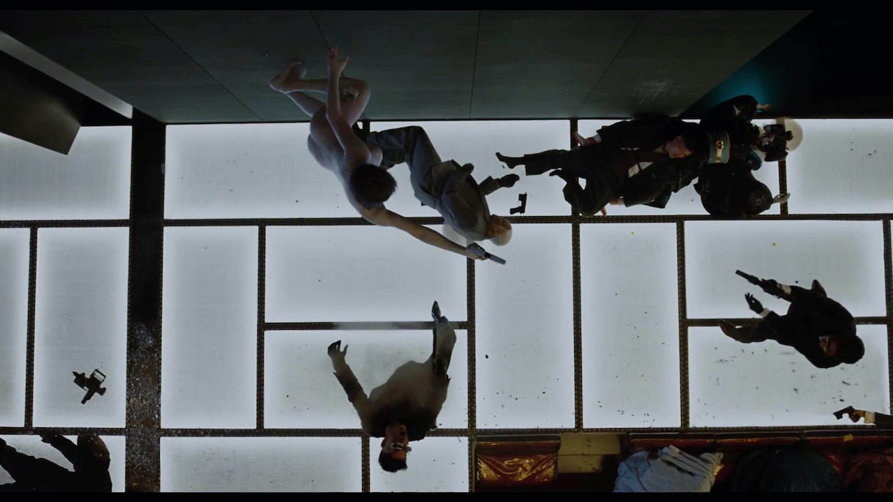 「ゴースト・イン・ザ・シェル」。床に森田畳店の畳のへりが使用されている。（写真提供：PARAMOUNT / PLANET PHOTOS / ゼータ イメージ）