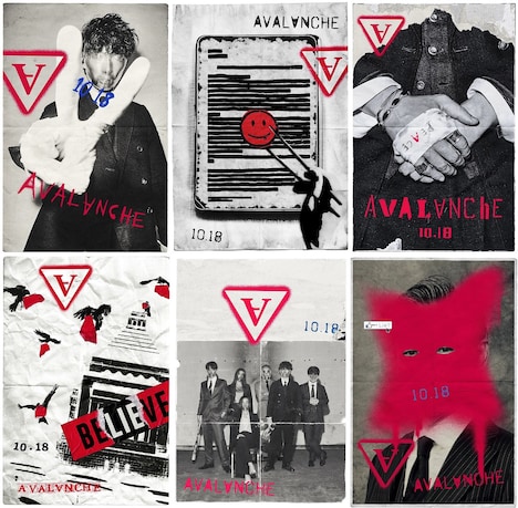 「アバランチ」“プロパガンダビジュアル”（6種類）