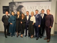 「最後の決闘裁判」ニューヨークプレミアの様子。