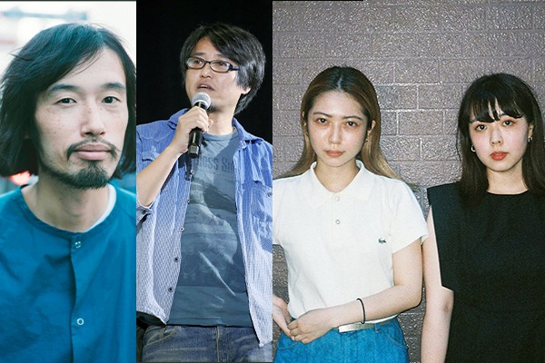 左から今泉力哉、城定秀夫、LIGHTERS。