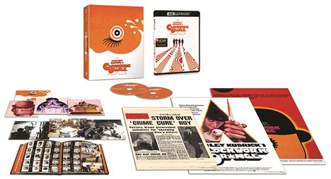 「時計じかけのオレンジ」4K ULTRA HD+Bru-rayの展開図。