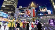 「劇場版 ソードアート・オンライン -プログレッシブ- 星なき夜のアリア VIRTUAL MEETING」の様子。