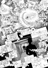 小池桂一による「アレックス STRAIGHT CUT」描き下ろしイラスト