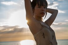 桜井ユキ写真集「Lis blanc」より。