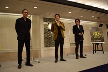 左から菅田俊、村上弘明、速水亮。