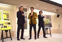 左から菅田俊、村上弘明、速水亮。