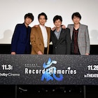 嵐の4人がライブ映画舞台挨拶にサプライズ登場、大野智からはコメント到着