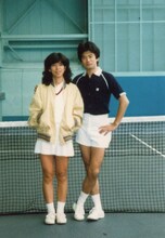 左から三沢和子、森田芳光。