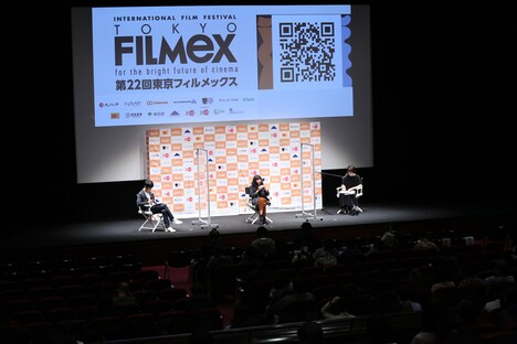 第22回東京フィルメックス「ユニ」Q&Aの様子。 (c)吉田留美