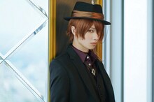 植田圭輔演じる中原中也。