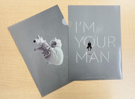 ムビチケに付属するクリアファイルのイメージ。