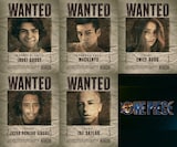 上段左からイニャキ・ゴドイ、新田真剣佑、エミリー・ラッド。下段左からジェイコブ・ロメロ・ギブソン、タズ・スカイラー。