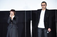 左から潘めぐみ、大塚明夫。