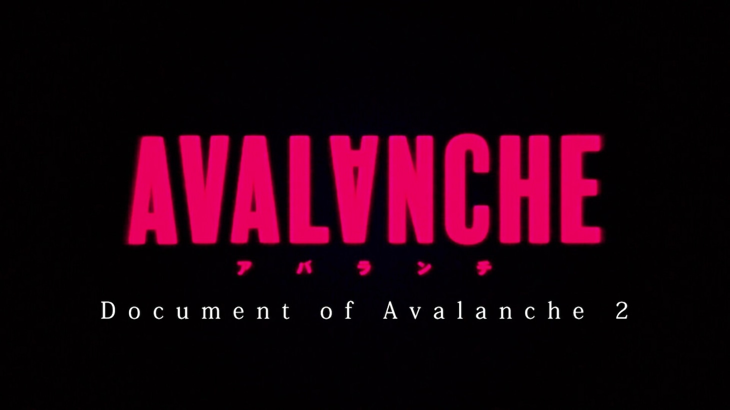 「Document of Avalanche 2」より。