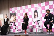 「WOWOWオリジナルドラマ 前科者 －新米保護司・阿川佳代－」完成報告会の様子。