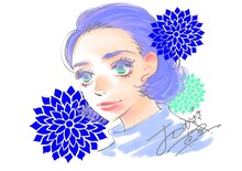 おかざき真里による市川実和子のイラスト。