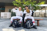 「脱走球児」メイキング写真