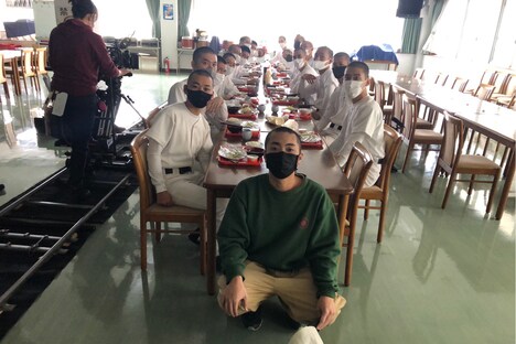 「脱走球児」メイキング写真