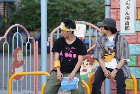 「フタリノセカイ」メイキング写真