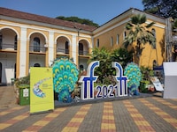 第52回インド国際映画祭の様子。