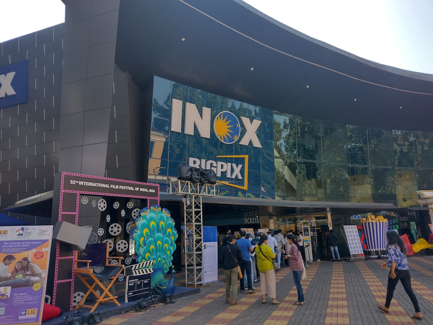 第52回インド国際映画祭の様子。