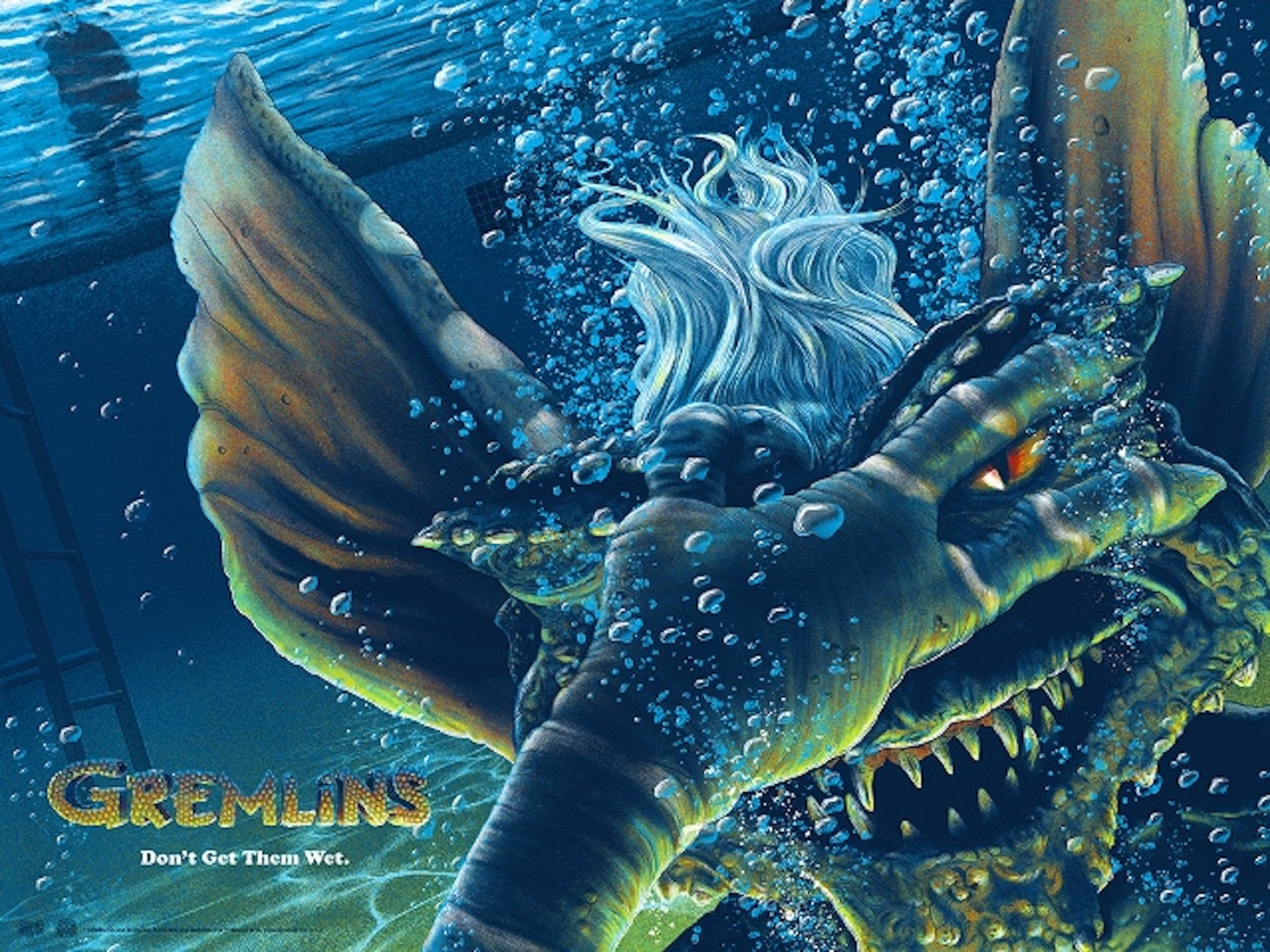 「グレムリン」ポスター（マイク・サプート作 / 2017年制作 / MONDO所蔵）