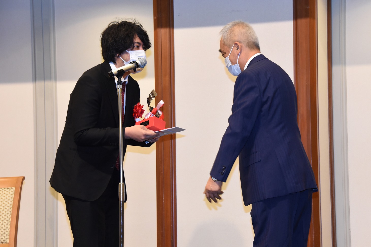 2021年度新藤兼人賞授賞式の様子。