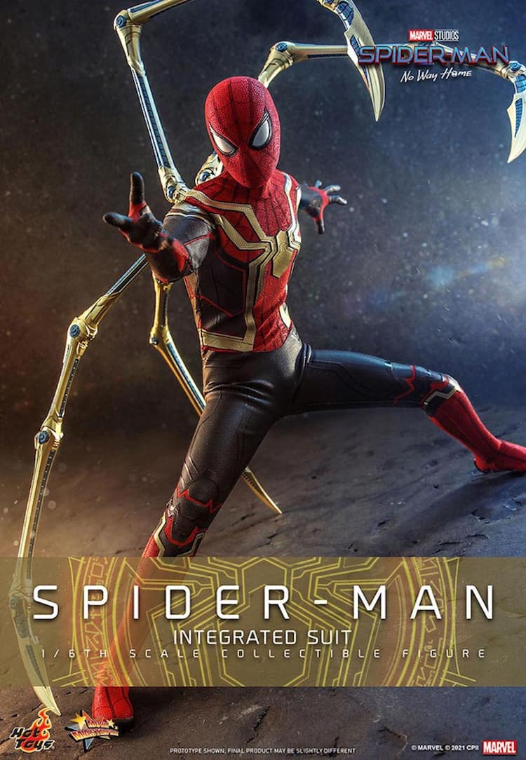 スパイダーマンの新スーツがフィギュア化、胸元にゴールドの蜘蛛マーク 