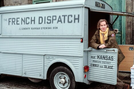 「フレンチ・ディスパッチ ザ・リバティ、カンザス・イヴニング・サン別冊」メイキング写真