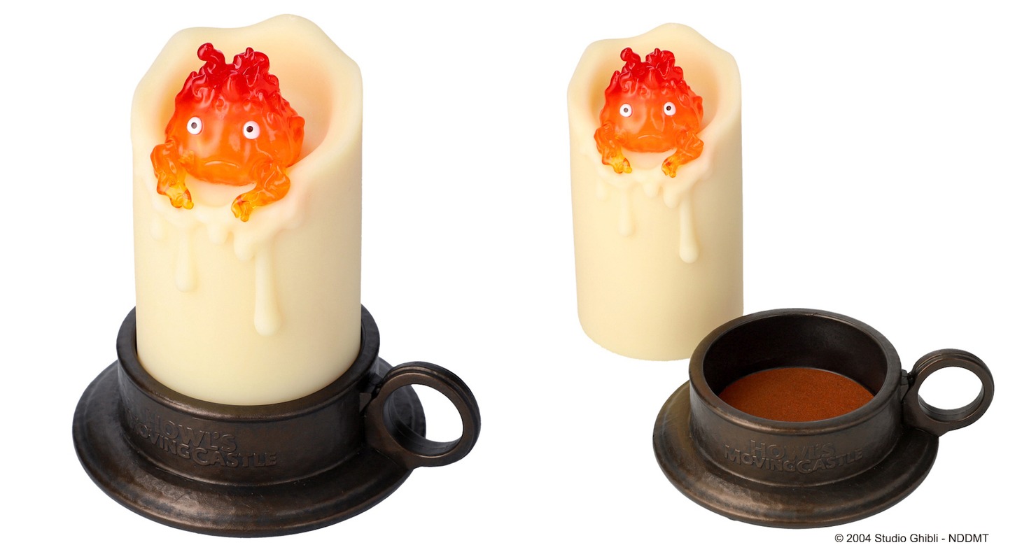 「ハウルの動く城 カルシファーのゆらゆらキャンドルライト」（税込4400円）