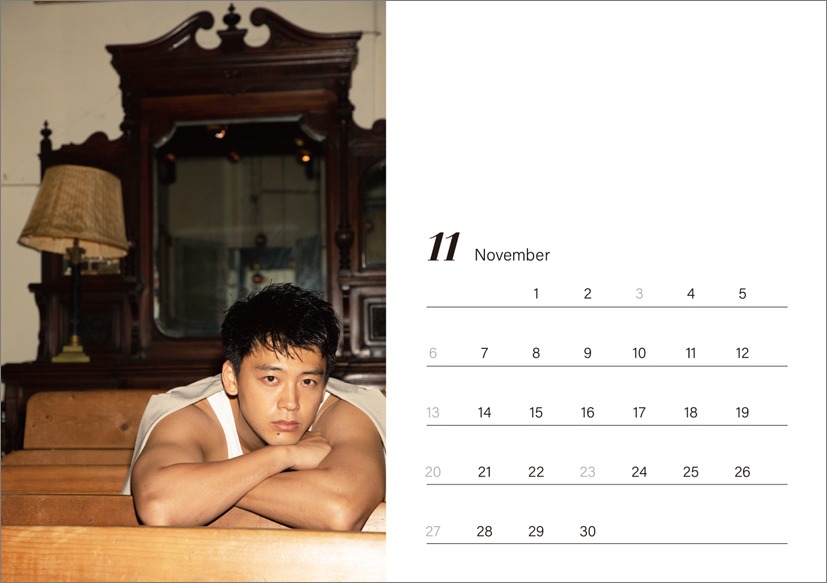 「2022年版 卓上 竹内涼真カレンダー」