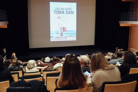 11月にフランスで行われた先行上映会の様子。