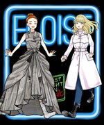 竹内絢香が手がけた「ラストナイト・イン・ソーホー」ファンアート。