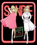 竹内絢香が手がけた「ラストナイト・イン・ソーホー」ファンアート。