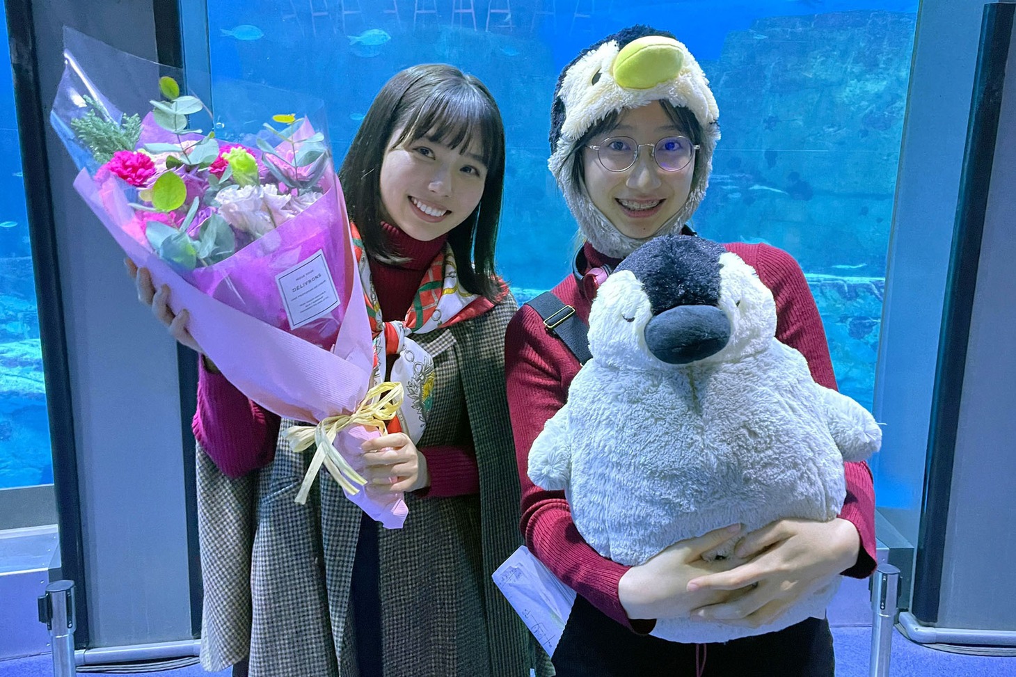 「鶴美さんのメリバ講座」メイキング写真