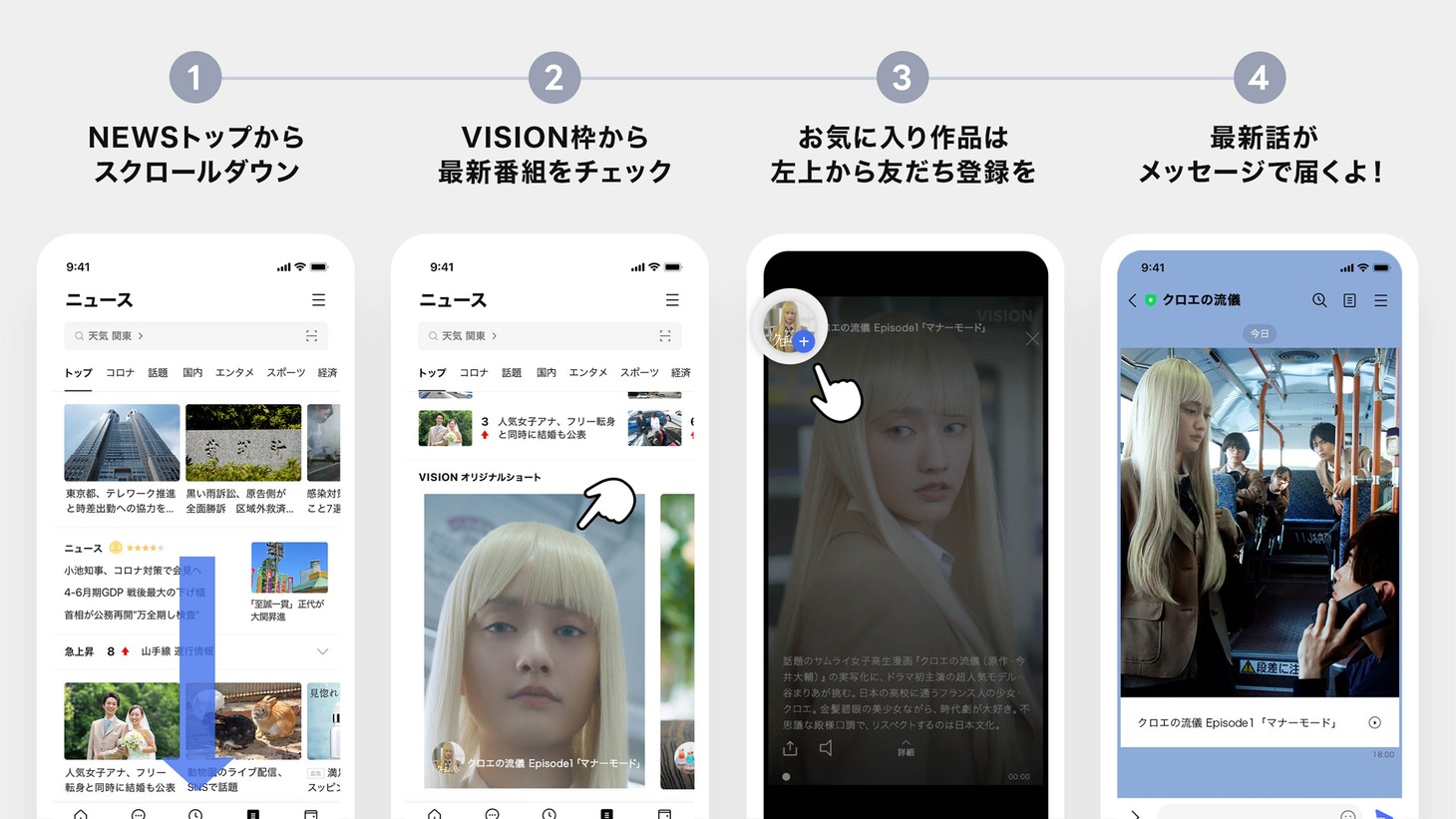 ドラマ「クロエの流儀」視聴導線