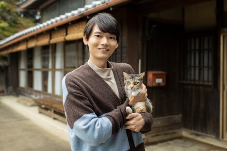 “猫付きシェアハウス”のオーナー・二星優斗を演じる古川雄輝。