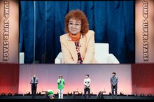 「ドラゴンボール超 スーパーヒーロー」ジャンプスーパーステージの模様。