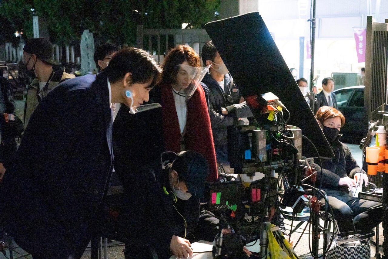 Netflixシリーズ「新聞記者」メイキング写真