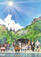 「映画 オッドタクシー イン・ザ・ウッズ」とSaunaCamp.のコラボレーションビジュアル（キャンプver.）